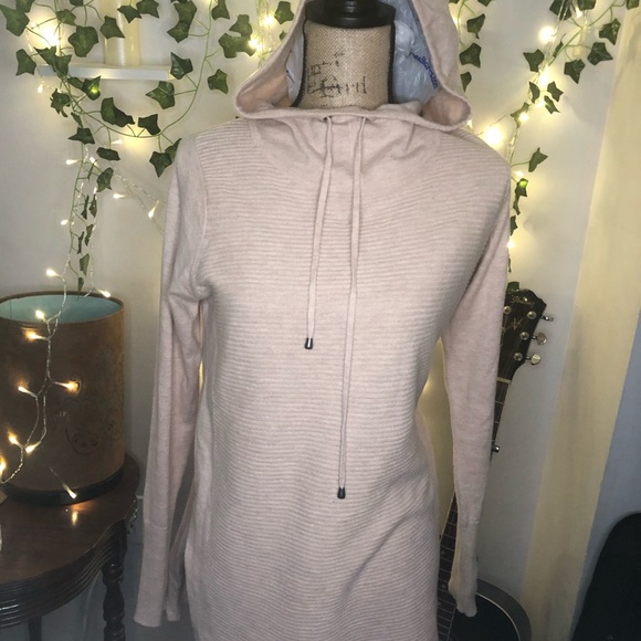 PALE PINK HOODIE ARTISAN NY Small WOMENS - Picture 3 of 11